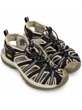 KEEN Womens 9.5 Waterproof Closed Toe Hiking Sport Sandals Black Bungee